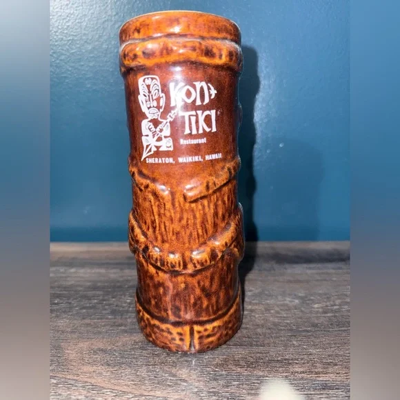 Tiki Mug with Tribal Design - Picture 2 of 3